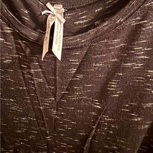 Free People Black and Gray Top